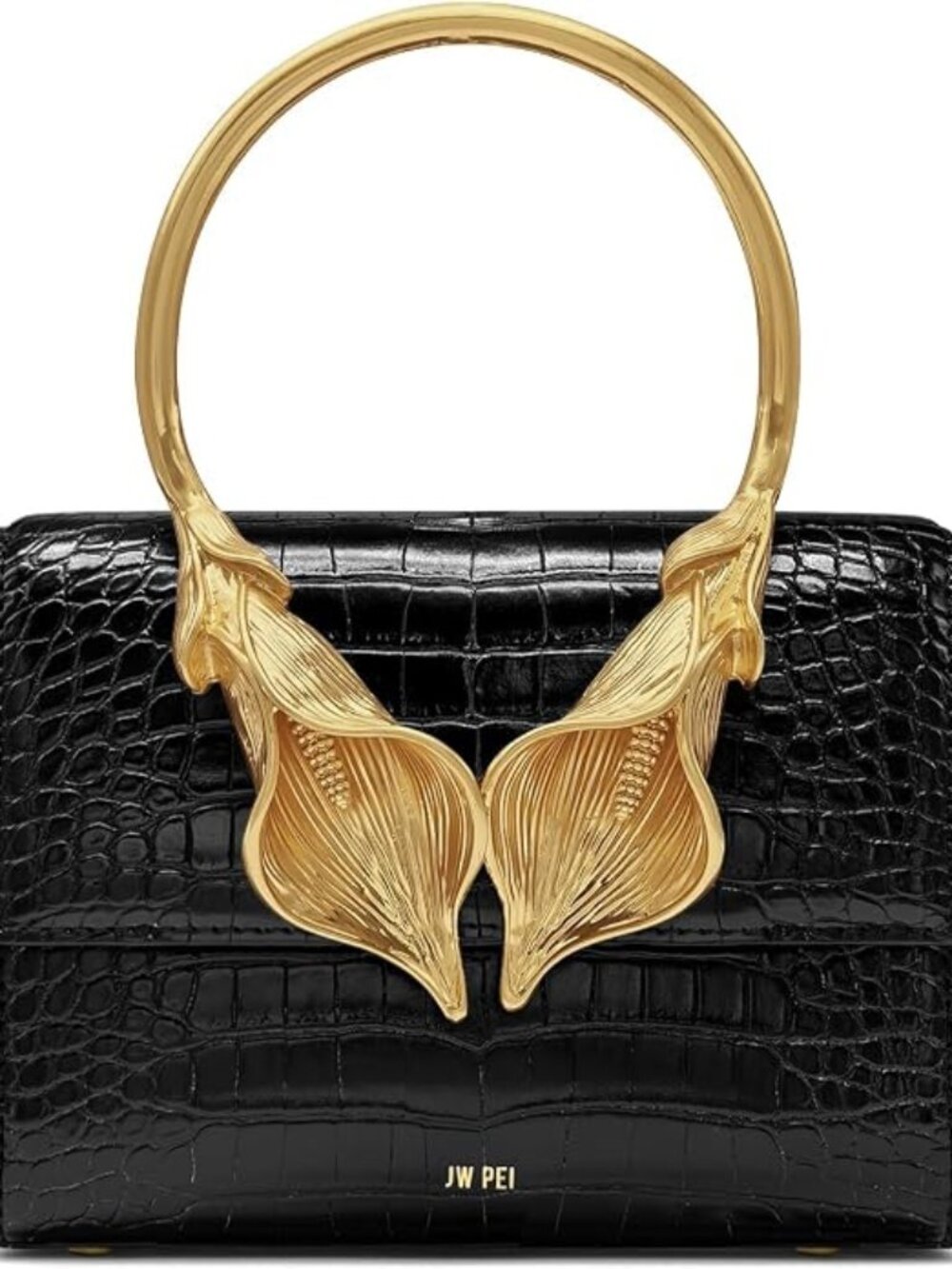 JW PEI Women's Astrid Calla Lily Metal Handle Top Handle Bag